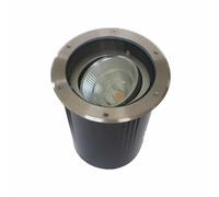 Spot encastrable d'extérieur réglable 30 W IP67 étanche COB pour jardin, terrasse, Ln AC 12 V/24 V paysage (rouge)