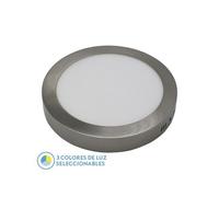 Spot Encastrable Diorite Surface 24w 3000k-4000k-6500k Nickel 2160lm 3.5x29x29 Cm