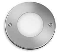Spot encastrable étanche Moss IP67 LED Ø11 cm - Inox Transparent G