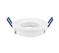 Spot encastrable GU10 Cadre d'encastrement Lampe encastrable Ø75mm trou de perçage Aluminium incl. douille GU10 pour ampoules LED Blanc, rond