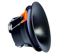 Spot encastrable - KANLUX - AJAS - Noir - Ampoule LED 5W Blanc Chaud 3000K