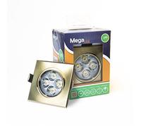 Spot encastrable LED amovible Bronze 5W - Equivalent 50W - Mega Led CLISB50W