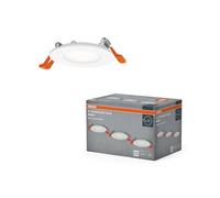 Osram Spot encastrable LED Essential Slim 85 mm – 4,5 W 240 lm 4000 K Blanc, lot de 3, IP20