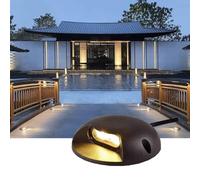 Spot Encastrable LED Exterieur - Lampe Jardin Enterré, Projecteur Extérieur Étanche IP65, Forteresse D'éclairage De Chemin De Feu Latéral Basse Tension 12/24V, Pour Terrasse, Piscine, Chemin(3W(12V),W