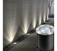 Spot Encastrable LED Exterieur - Lampe Jardin Enterré, Spot Encastré Extérieur Étanche IP67, Projecteur Au Sol À Haute Luminosité 85-265V COB LED, Lumières Enterrées À Angle Réglable De 15° ( Color :