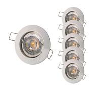 Spot encastrable LED GU10 230V 38° blanc - LAMPESECOENERGIE - kit complet