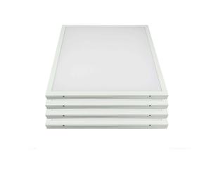 Spot encastrable LED plat Panneau encastrable LED spot encastrable au plafond carré Plafonnier LED blanc, aluminium, 36W 4320lm blanc lumière du jour, LxlxH 59,5x59,5x3,3 cm, lot de 4