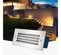Spot Encastrable - Lumière Souterraine À LED Rectangulaire, Lampe De Paysage À LED Au Sol 5W, Projecteurs Encastrés Étanches IP65, Lumières D'angle D'escalier, Lampadaire De Jardin Extérieu(White,5w(1