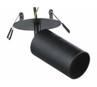 Spot encastrable mural ou plafond pour ampoule GU10 - coloris noir Luminea