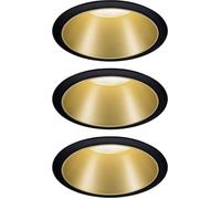 Paulmann Cole Spot Led, Doré-Noir, Lot De 3