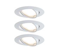 Spot encastrable - PAULMANN - 93423 - Lot de 3 - Orientable - LED remplaçable