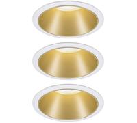 Spot encastrable - PAULMANN - Cole - 3 LED - 6.50 W - Blanc/or - Intérieur