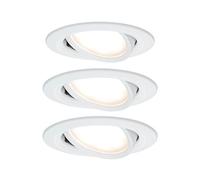 Paulmann 93449 Nova Spot encastrable jeu de 3 LED LED 18 W blanc mat