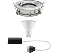 Paulmann Nova Spot encastrable pour salle de bains LED GU10 7 W IP65 fer (brossé)