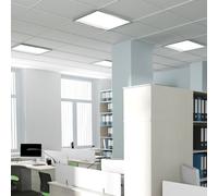 Spot Encastrable Plafonnier Panneau LED Luminaire à Grille Salon Blanc 4er Set