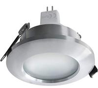 Spot encastrable rond 68 mm argent verre lampe MR16 LED 7 W GU5.3 lumières salle de bain 12 V 6000K