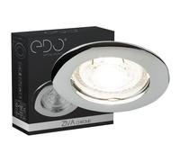 Spot encastrable - ZIVA - EDO - Chrome - GU10 - 25W - LED - Intérieur