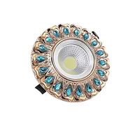 Spot encastré à économie d'énergie pour la Protection des Yeux, Dissipation Thermique Efficace, plafonnier encastré Ultra-Mince COB Super Lumineux, plafonnier LED décoratif élégant européen intég