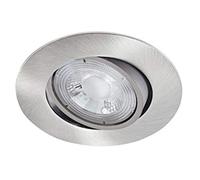 spot encastré à led - aric mi6 led - 5.5w - 3000k - nickel - aric 50621