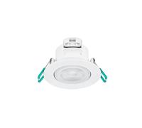 Spot encastré à LED intégré YOURHOME 500lm blanc IP44 3000K 830 pack de 3 - SYLVANIA - 90020