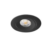 spot encastré à led - orientable - aric aspen tilt - 5w - 3/4000k - noir - aric 51227
