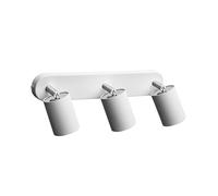 Spot Encastré Blanc 3X GU10 B:33Cm Métal Hall Salon Plafonnier Luminaire
