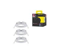 Spot encastré Choose Kit de base fixe IP44 rond 78mm max. 3x10W 230V gradable Blanc dépoli