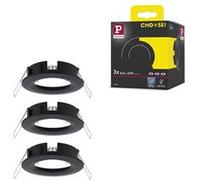 Paulmann Collerette 92481 EBL Choose – 10 W – Jeu de 3 – Noir (mat)