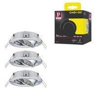 Paulmann Spot encastrable Choose 92488 EBL LED orientable 3x10W chrome