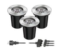 Spot encastré de sol BOJA pour extérieur inox rond IP67 108mm Ø in U5.3