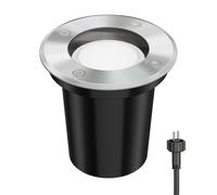 Spot encastré de sol BOJA pour extérieur inox rond IP67 108mm Ø incl. GU5.3 [EEK: G]