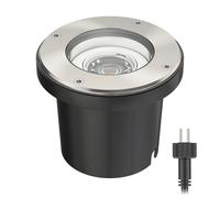 Spot encastré de sol BOS pour l'extérieur orientable acier inoxydable rond
