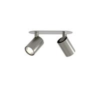 Spot Encastré Double Ascoli, Nickel Mat