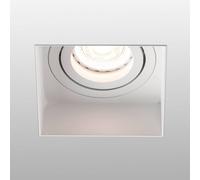 Spot Encastré Hyde 1 Lampe Carré Inclinable Blanc