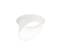 Spot Encastré Lampe De Plafond GU10 Blanc Ø 75 Mm Trou: Ø 67 Mm Lampe En Métal