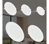 Spot encastré LED 25W, angle de faisceau de 120°, AC220V, pour boutique, couloir, garage, spots d'intérieur, salon, cuisine, chambre, buanderie, salle de bain, lumineux sans scintillement, protection