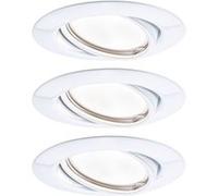 Spot encastré LED 3-Step-Dim Base Coin Kit de base orientable rond 90mm 20° Coin 3x5W 3x370lm 230V gradable 3000K Blanc Blanc G