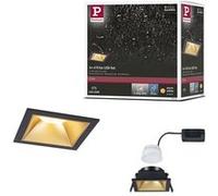 Spot encastré LED 3-Step-Dim Cole Coin Kit de 1 IP44 carré 88x88mm Coin 6W 470lm 230V gradable 2700K Noir#Doré mat Noir G