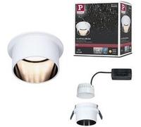 Paulmann Luminaire encastrable Gil 93376 à LED intégrée – blanc mat / noir mat