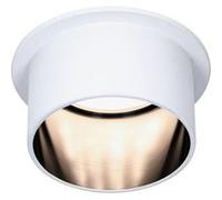 Paulmann 93376 93376-Spot LED 3 Niveaux Rond-avec Spot encastrable 1 x 6 W-Intensité Variable mat-2700 K, Aluminium, Blanc/Noir Mat, 1 pièce