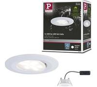 Paulmann Spot LED encastrable Calla 6 W IP65 pour salle de bains blanc mat