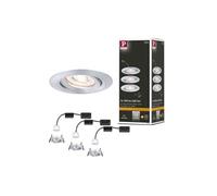 Spot encastré LED Easy Dim Nova Mini Plus Coin Kit de base orientable rond 66mm 15° Coin 3x4,2W 3x300lm 230V gradable 2700K Alu