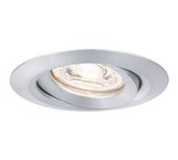 Spot encastré LED Easy Dim Nova Mini Plus Coin Luminaire individuel orientable rond 66mm 15° Coin 4,2W 300lm 230V gradable 2700K Alu Alu G