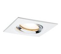 Paulmann Nova Spot encastrable pour salle de bains jeu LED GU10 7 W IP65 blanc mat, chrome