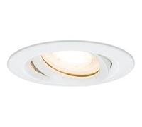 Paulmann Spot encastrable Nova – LED GU10 7 W, IP65, pour salle de bains, blanc mat