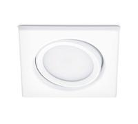 Spot Encastré Led Rila Inclinable En Blanc