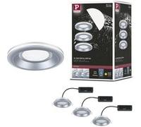 Paulmann 92250 Spot encastré LED Sormus IP65 rond 100mm 3x4,8/1,5W 560lm / 180lm 230V 3000K Chrome mat