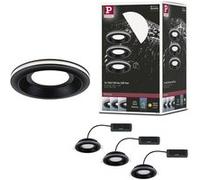 Spot encastré LED Sormus Kit de 3 IP65 rond 100mm 3x4,8W / 1,5W 560lm / 180lm 230V 3000K Noir Noir G