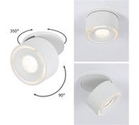 Paulmann Luminaire encastrable Spircle 93372 – LED intégrée 8 W – Blanc
