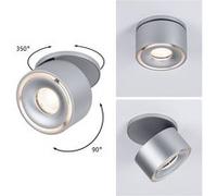 Spot encastré LED Spircle rond 78mm 8W 550lm 230V 3000K Chrome mat Chrome mat G